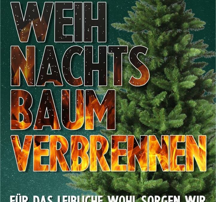 Weihnachtsbaumverbrennung am 06.01.2024 beim FSV Raßnitz